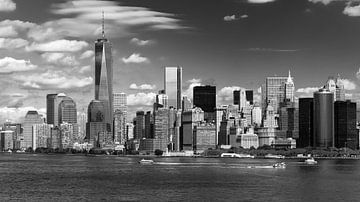 Manhattan skyline met het One World Trade Center