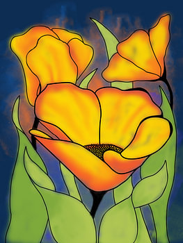 Golden Poppy Glow
