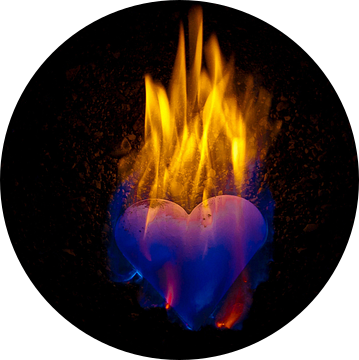 burning heart (7) van Norbert Sülzner