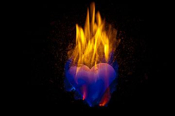 burning heart (7) van Norbert Sülzner