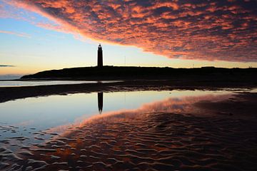 Sunrise lighthouse Texel