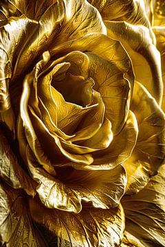 Gouden Gloed van Gedetailleerde Bloemblaadjes van Art & Soul Creations