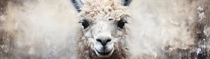 Rustieke Alpaca van ARTEO Schilderijen