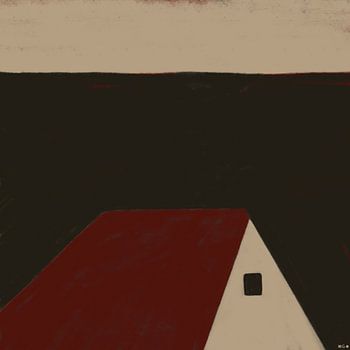 The house 17. Abstract greenwood.