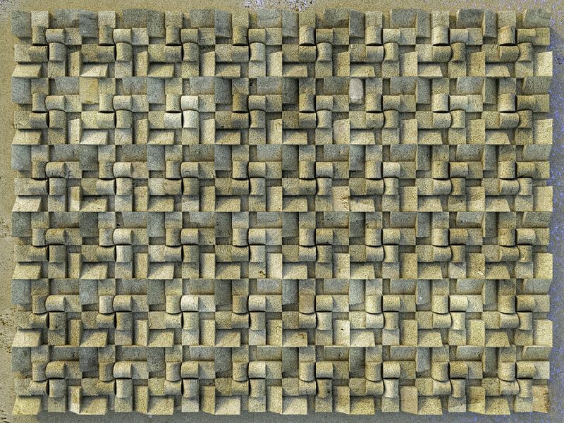Reliëf N2 Sand von Frans Blok - Fotos, Kunst und weitere Wanddekoration