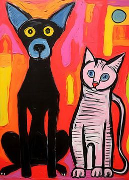 Naїve Stijl Matisse Huisdier van Classic artwork