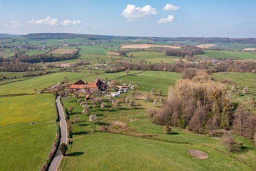 Aerial view of the Bellethoeve near Cottessen by John Kreukniet