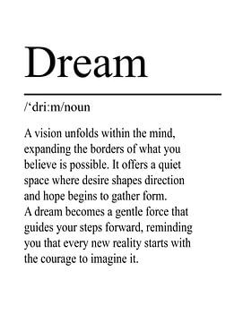 Dream Definition - White