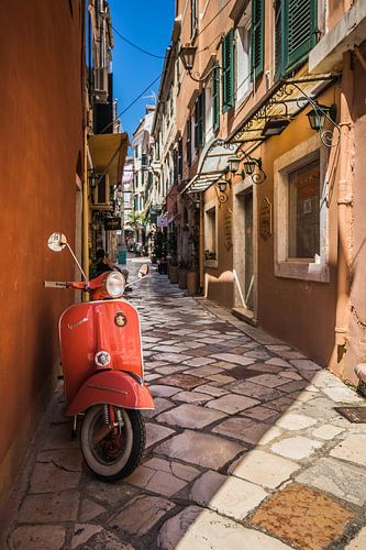 Vespa scooter in Griekenland