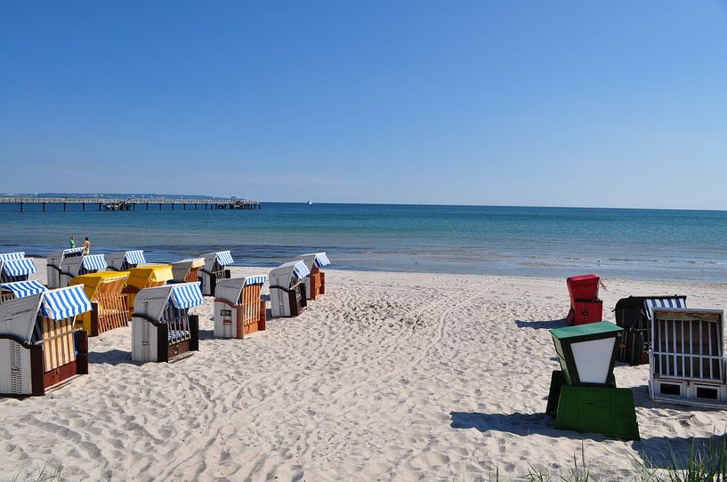 Strandkörbe in Binz, Rügen von GH Foto & Artdesign