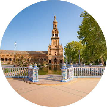 Plein Plaza de España in Sevilla, Spanje