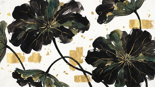 Vergulde Noir Lotus