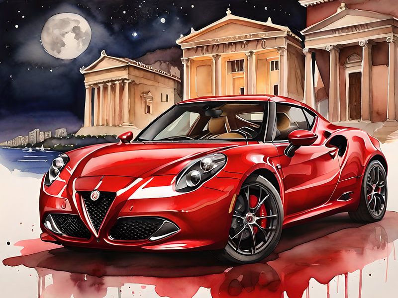 Alfa Romeo 4C - Trip to Greece by DeVerviersBelgium