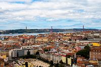 Lisbon cityscape from the hills