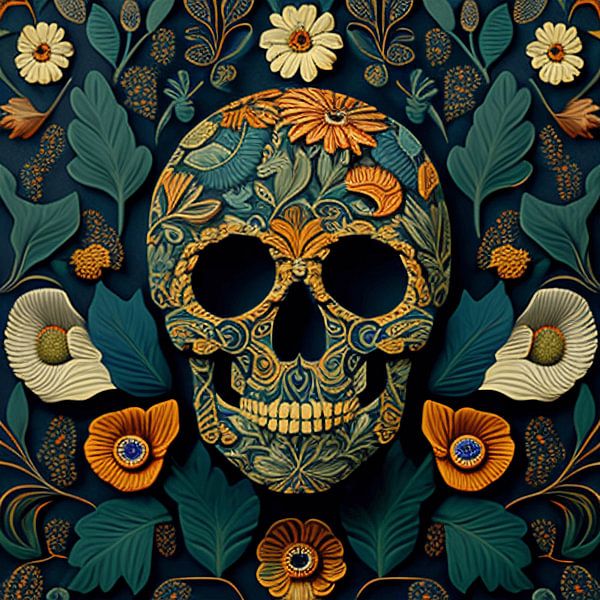 Royal skull by Vythryd Arts