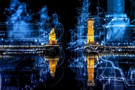 Abstraktion Lindau Bodensee von Dieter Walther