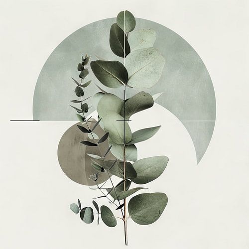 Geometrische eucalyptus