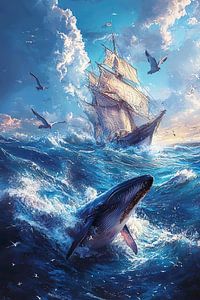 Buckelwale / Wale im Meer