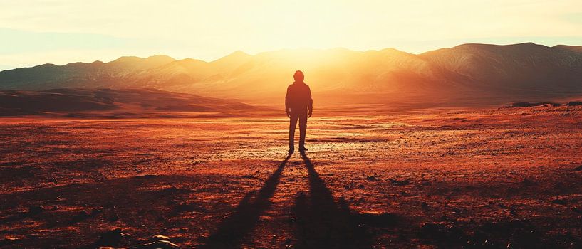 Solitude au crépuscule par Poster Art Shop