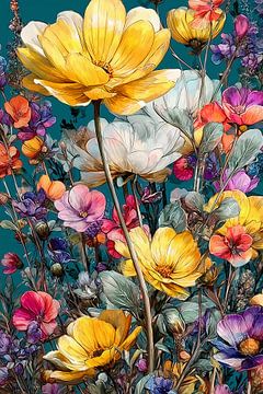 Beautiful Flower Garden A