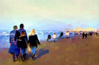 Een zondag op het strand
