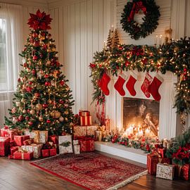 "Salon de Noël douillet et joyeux ?✨&quot ;