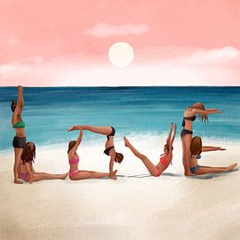 Liebe im Sonnenuntergang von Branka Kodžoman