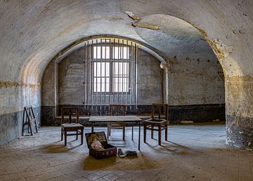 Abandoned prison van shoott photography