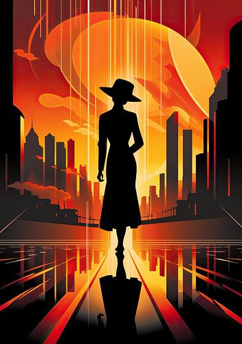 Art Deco Art Print Poster Print Wall Art