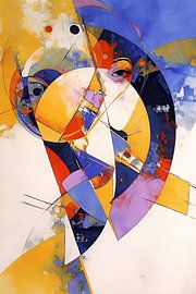 Abstrakte Frau mit Farben von ARTEO Gemälde