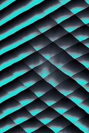 Convergent Apex — Cyan by BVDART