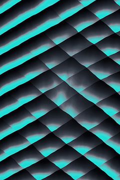 Convergent Apex — Cyan by BVDART