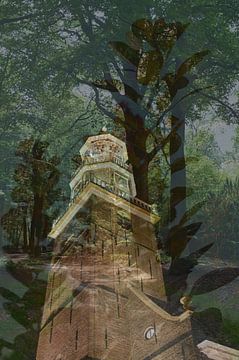 Abstracte fotografie | Abstract expressionisme | Modern abstract | Kerk in de vroege ochtend van Art by Janine