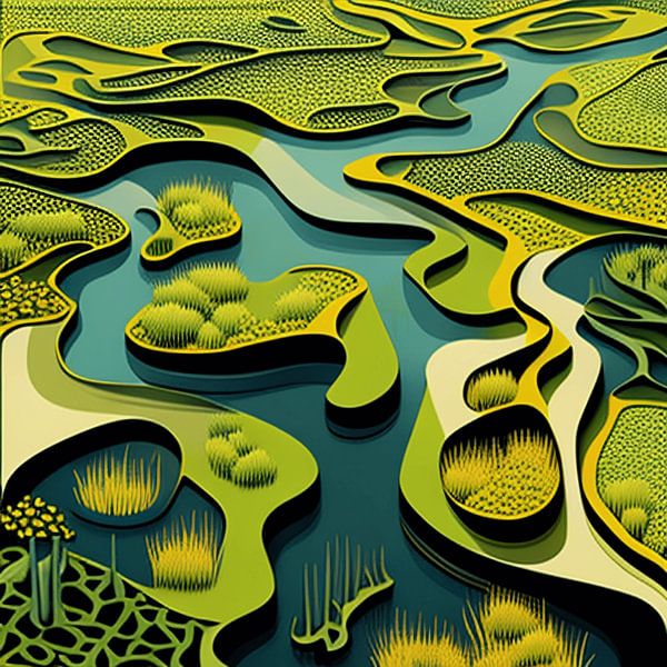 Sumpfmosaik von Vythryd Arts