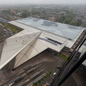 Rotterdam central, seen from above by Martijn