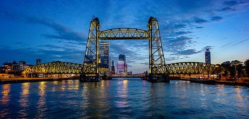 De Hef ophaalbrug in Rotterdam centrum