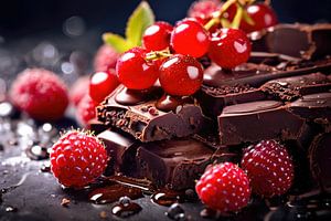 Baies et chocolat