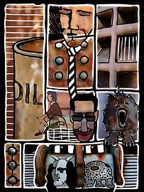 La structure de la bête sur Henk van Os