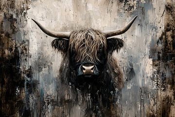 Schotse hooglander met hoorns van Art & Soul Creations