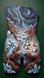 Winterlandschaft – Am rechten Fleck von AidasignArt