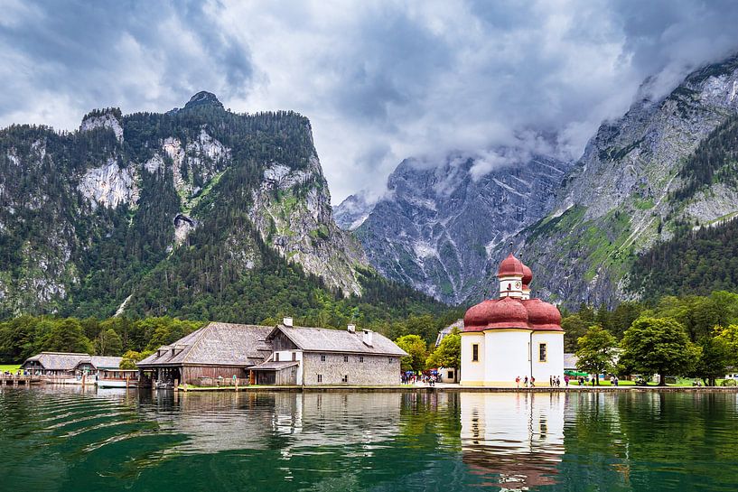 View of the Königssee in Berchtesgadener Land by Rico Ködder
