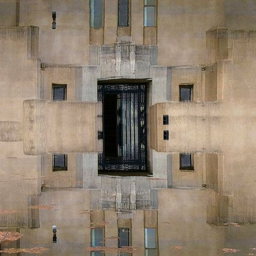 Abstract Spiegeling Radio Kootwijk van Marianne van der Zee