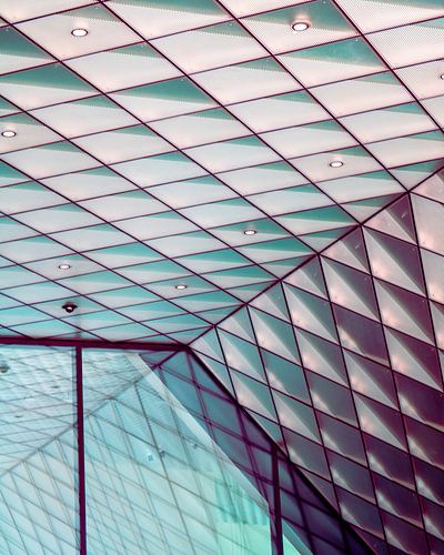 Glazen gevel van het Futurium Berlijn