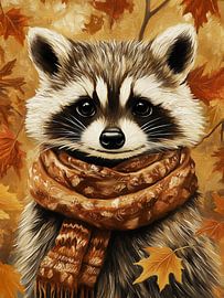 Herbst Waschbär von haroulita