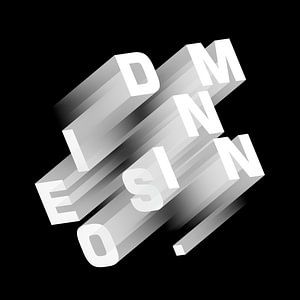Dimension orthographic black and white