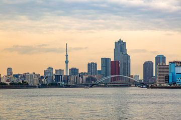 Tsukiji-Ohashi Brücke und Tokyo Skytree