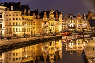 Gent, België van Peter Schickert