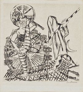 Die Seiltänzer, Max Beckmann, 1921 von Atelier Liesjes