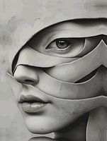 Hedendaags Abstract Vrouwenportret