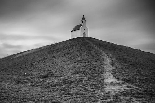 Église sur un monticule sur Jan van der Vlies